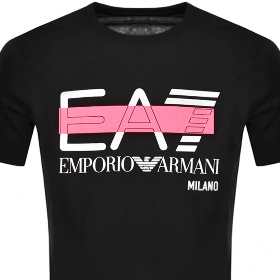 Alternative Image for ProductEA7 Emporio Armani Logo T Shirt Black2